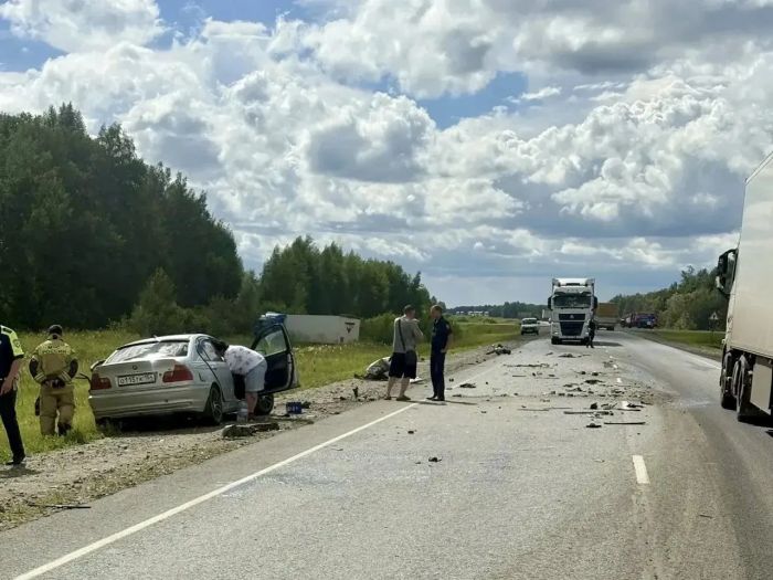 Смертельный обгон: на трассе под Омском водитель «BMW» погиб в ДТП с фурой