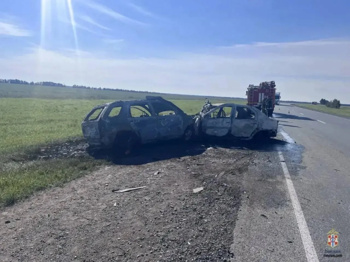 Трагедия на омской трассе: один человек погиб в огненном ДТП