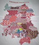 В День России омичам покажут вышитую карту Омской области