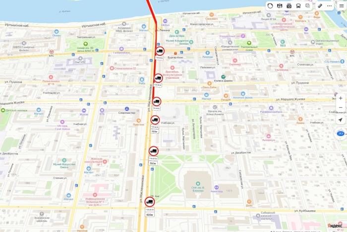 На Ленинградском мосту запретят движение для грузовиков