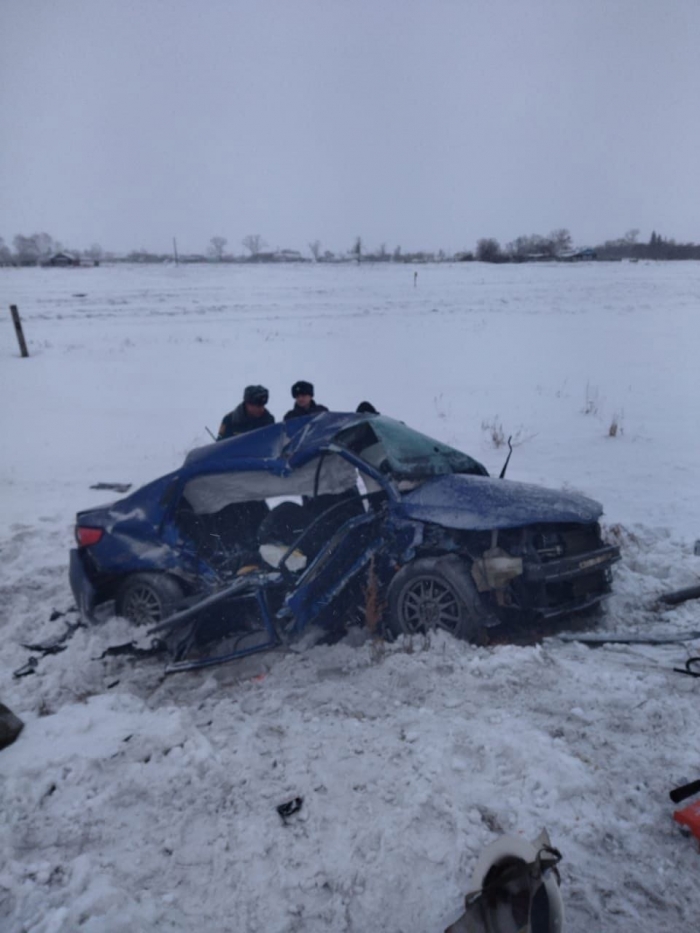 В ДТП на омской трассе погибли три человека