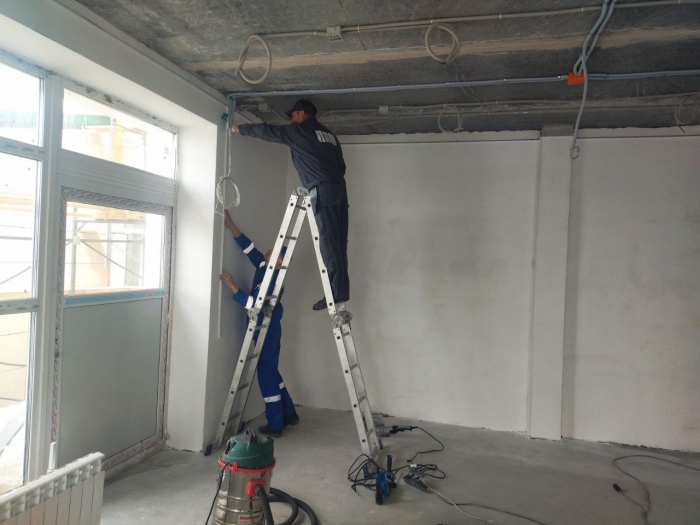 Строительство детского сада в Большеречье на 101 место продолжается